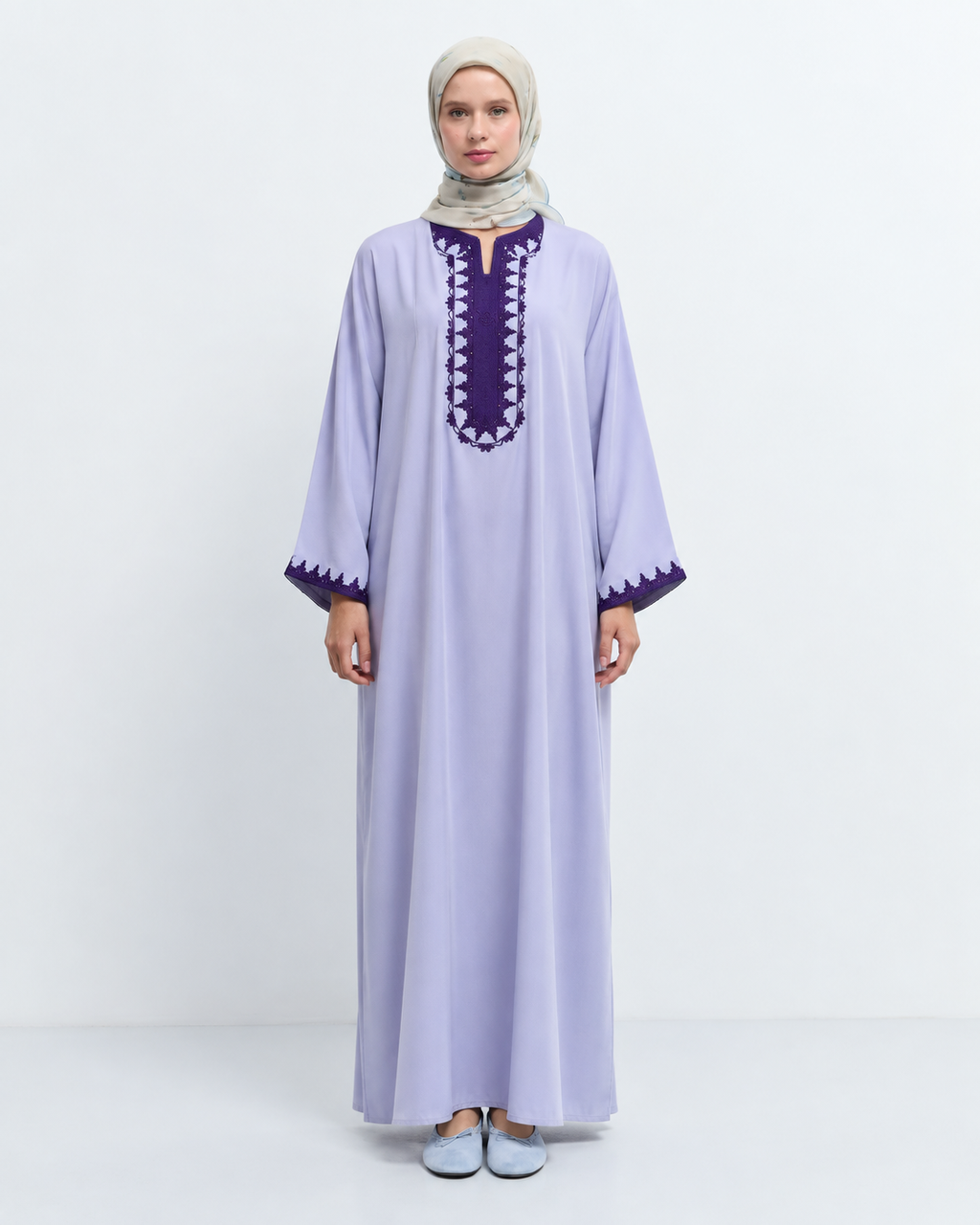 The Liyana Kaftan — Lilac