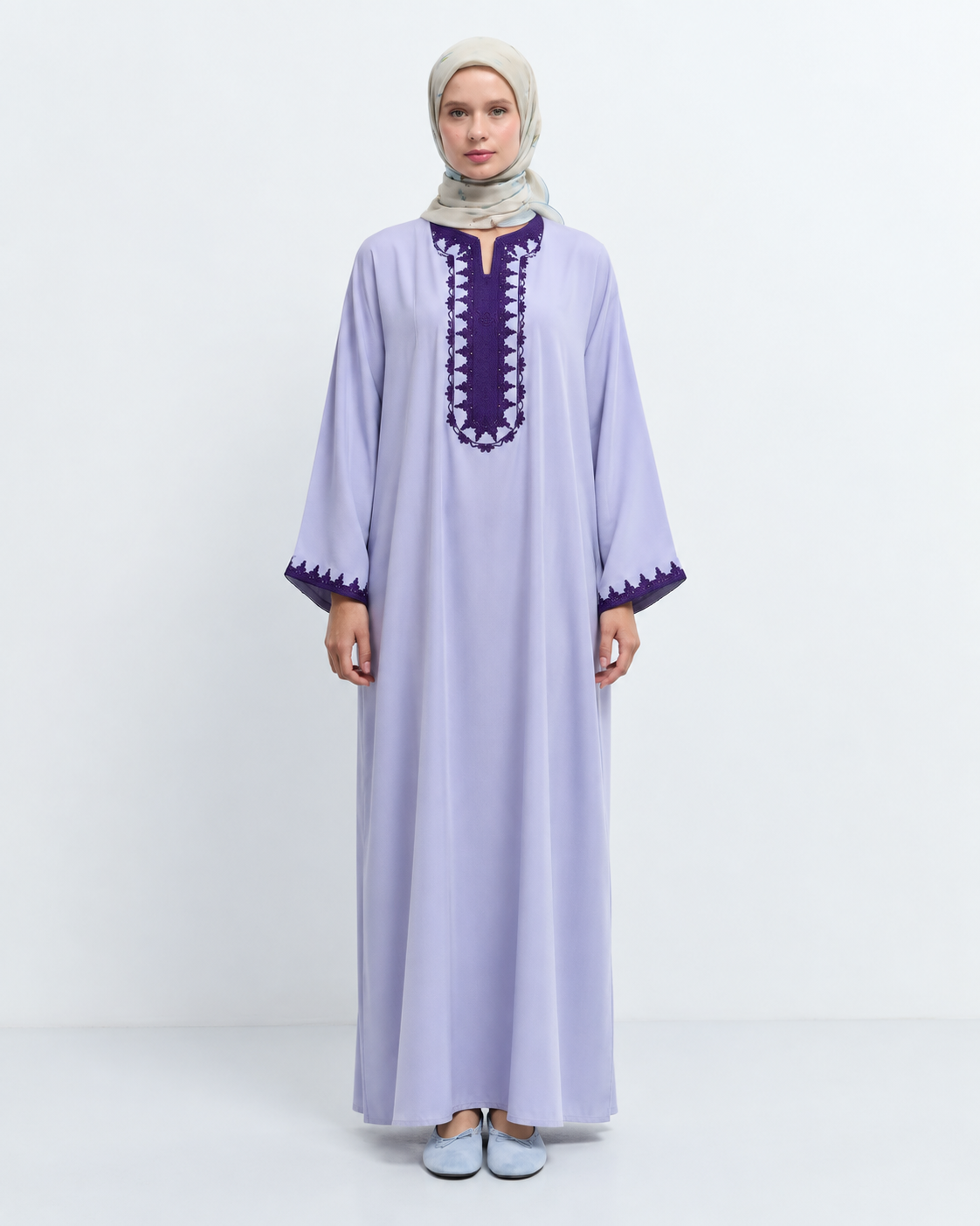 The Liyana Kaftan — Lilac