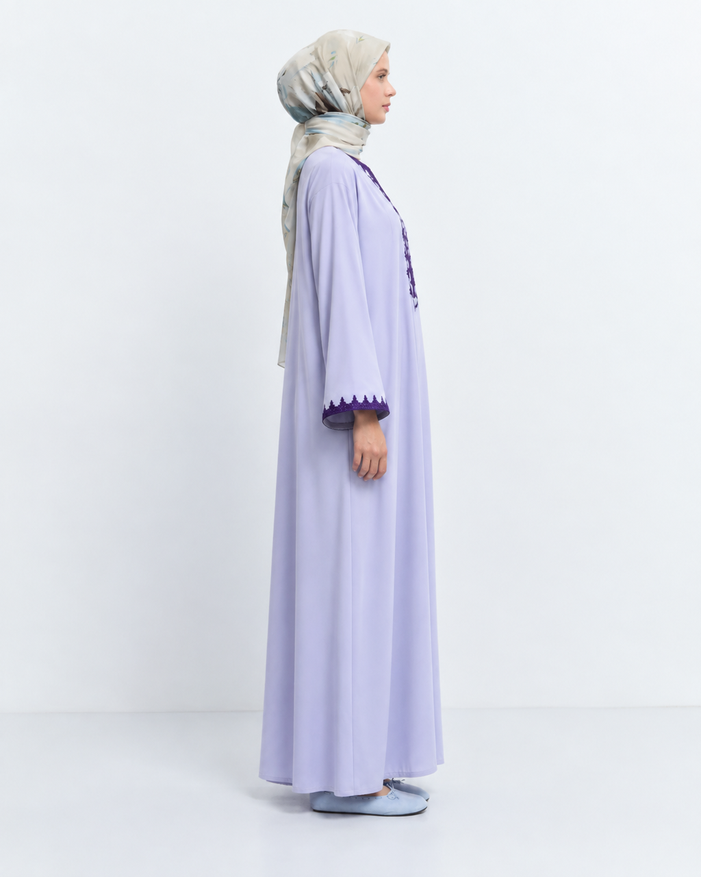 The Liyana Kaftan — Lilac