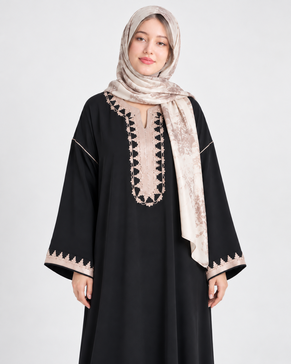 The Nayla Kaftan — Noir